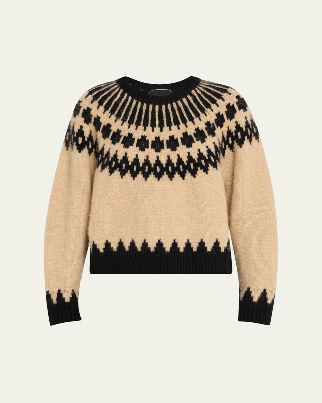 Alena Fair Isle Crewneck Sweater